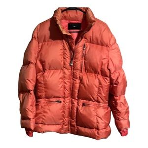 Jet Set Puffer Ski Snow Coat Women’s Medium Fall Winter Protection Cold Zip Logo